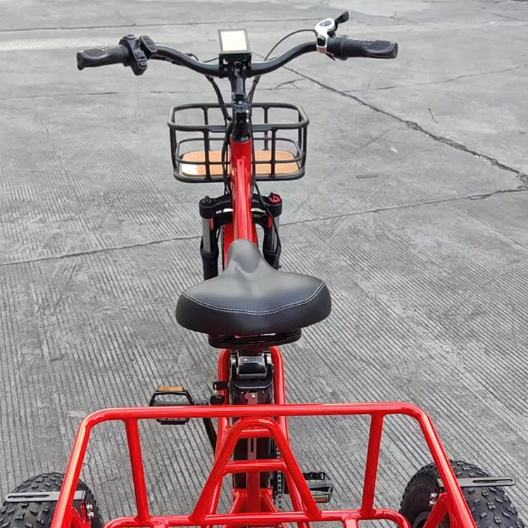 BLJ 20 pouces gros pneus vélos électriques cargo 48v 750w 20Ah avec trois roues en aluminium