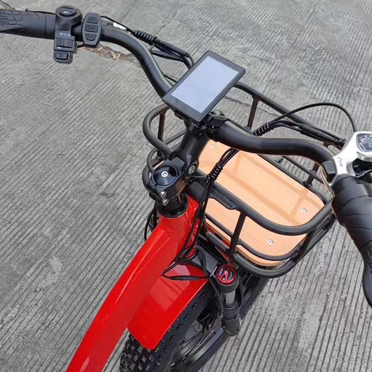 BLJ 20 pouces gros pneus vélos électriques cargo 48v 750w 20Ah avec trois roues en aluminium