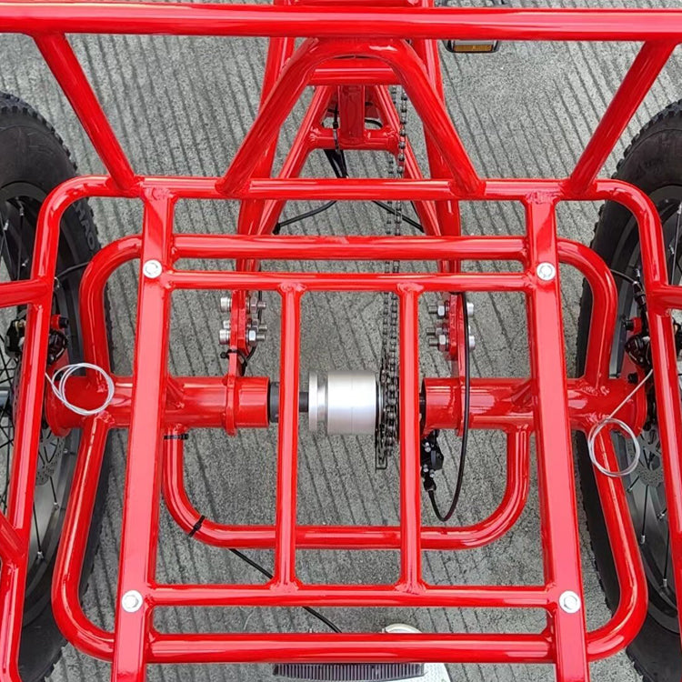 BLJ 20 pouces gros pneus vélos électriques cargo 48v 750w 20Ah avec trois roues en aluminium