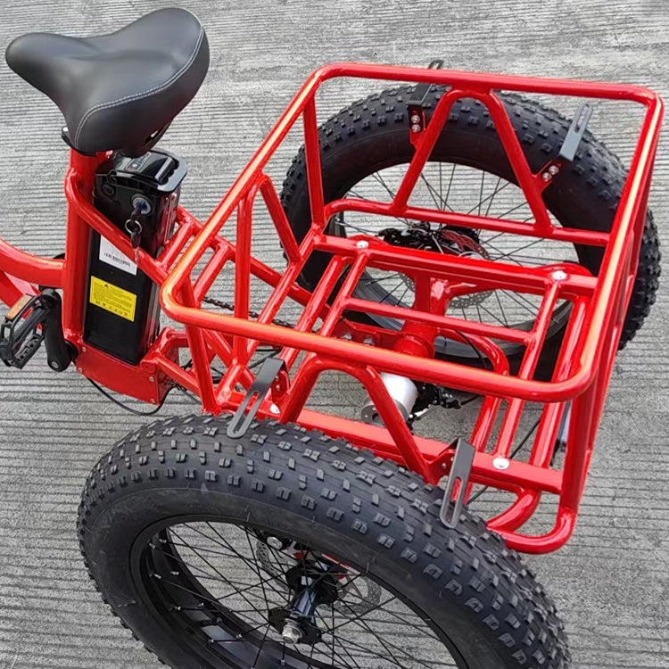 BLJ 20 pouces gros pneus vélos électriques cargo 48v 750w 20Ah avec trois roues en aluminium