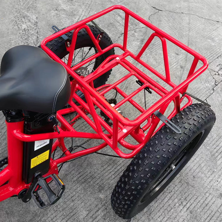 BLJ 20 pouces gros pneus vélos électriques cargo 48v 750w 20Ah avec trois roues en aluminium