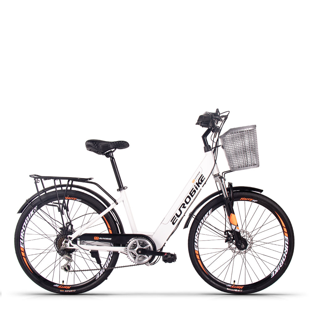 El paso eléctrico de las mujeres de la señora de la mariposa de JSY a través de la bici 26" ciudad E bici 36V 10Ah 350W