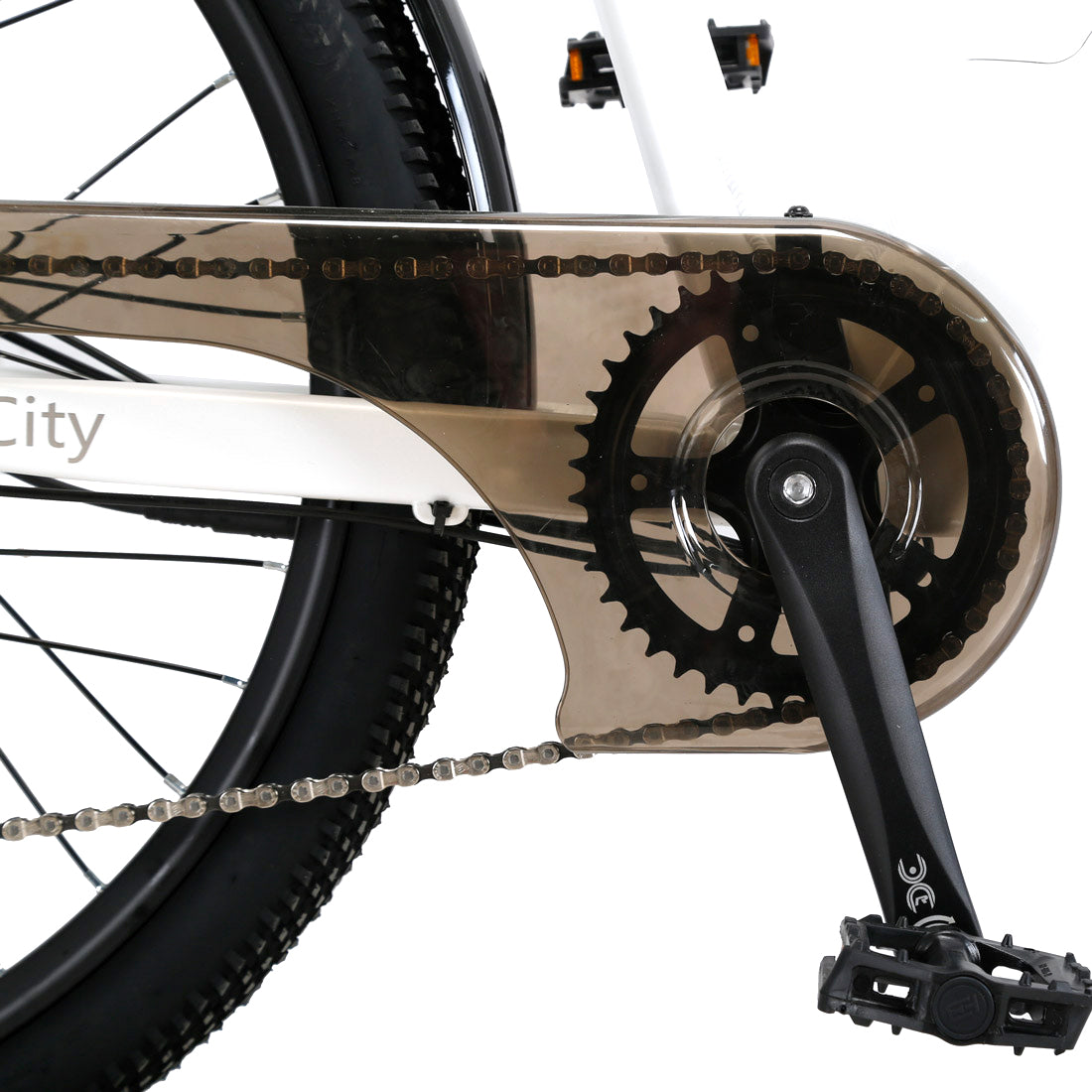 El paso eléctrico de las mujeres de la señora de la mariposa de JSY a través de la bici 26" ciudad E bici 36V 10Ah 350W