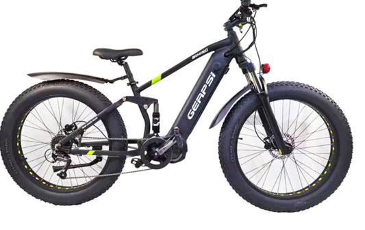 Bicicleta eléctrica BLJ DP-2620 de 26 pulgadas, potente bicicleta eléctrica con neumático ancho y tracción media de 48V y 1000W