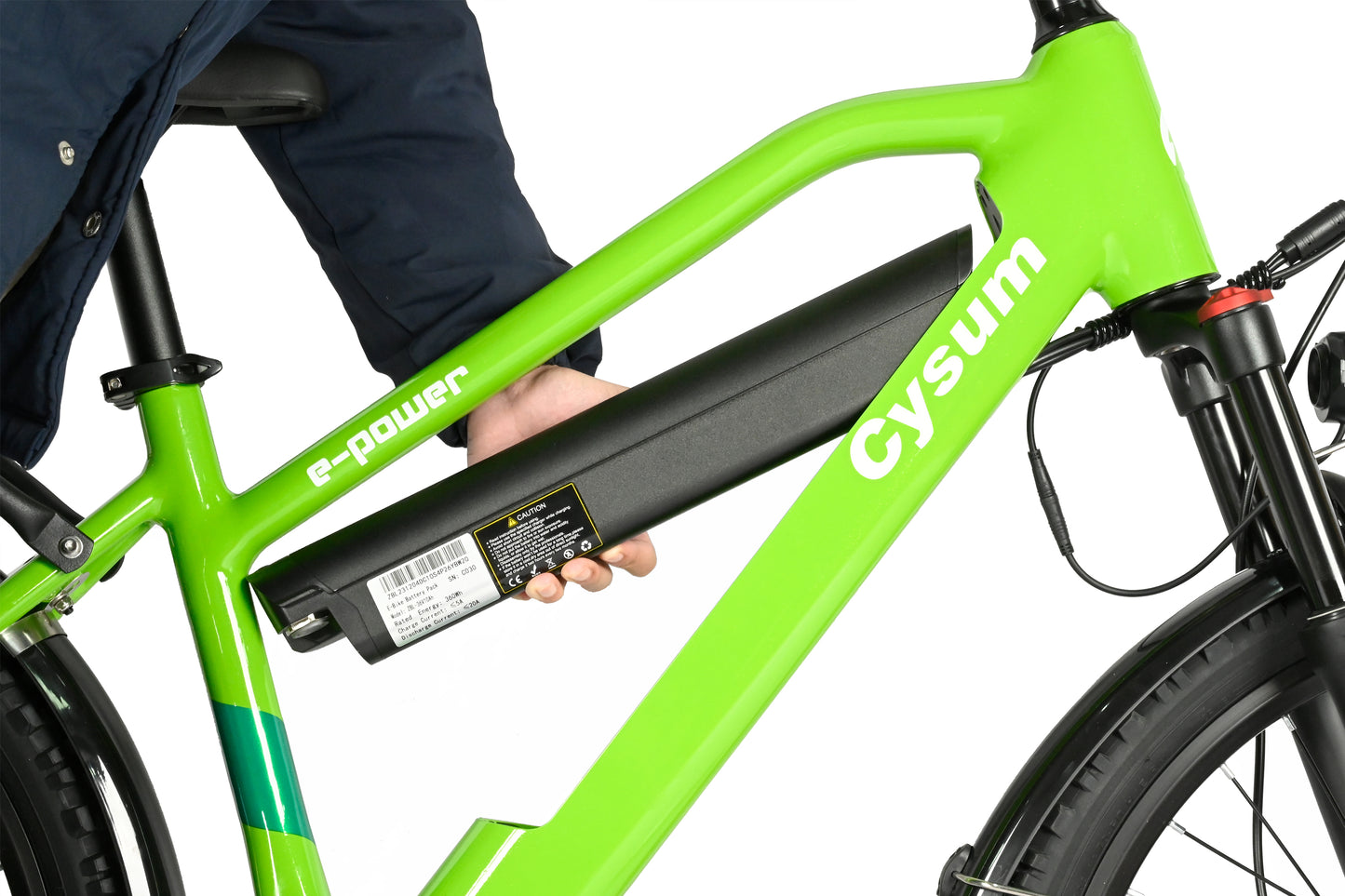 CYSUM EU Stock vélo de ville électrique 29 pouces 48v 500w 14Ah avec moyeu arrière intégré