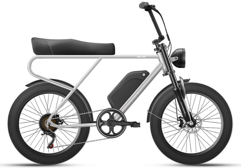 E-bici de JSY E-TANK-300 20" batería de litio eléctrica de la bici 48v 500w 10Ah del neumático gordo
