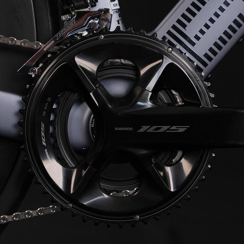 EUROBIKE full carbon fiber road bike - 700C, Shimano 105 24 speed, all inner wiring