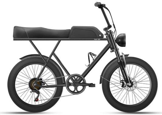 JSY E-TANK-500 vélo électrique en acier à haute teneur en carbone 20 ''vélo électrique à gros pneus 48v 500w 10Ah
