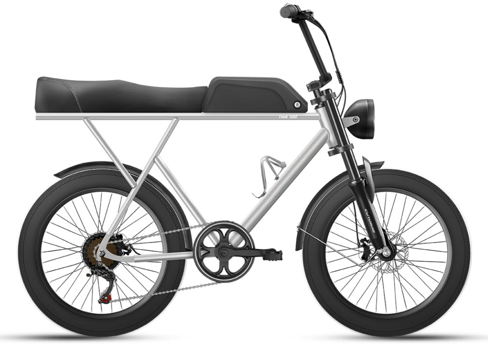 JSY E-TANK-500 vélo électrique en acier à haute teneur en carbone 20 ''vélo électrique à gros pneus 48v 500w 10Ah