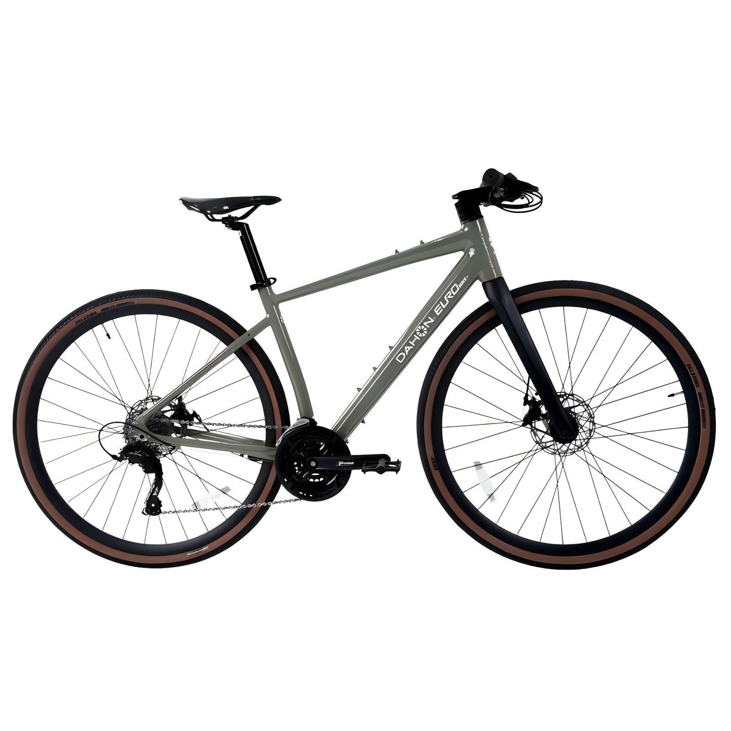 EUROBIKE DA600 Lightweight gravel road bike - 700Cx38C, L-TWOO 27 speed, Hydraulic disc brake
