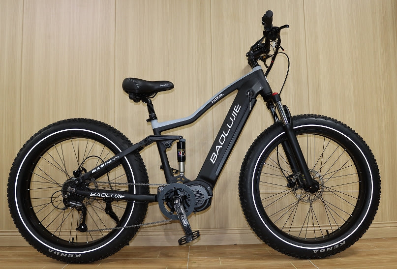 BLJ DP-2620 Vélo électrique 26'' Puissant Mid-Drive 48V 1000W Moteur Gros Pneu E-Bike