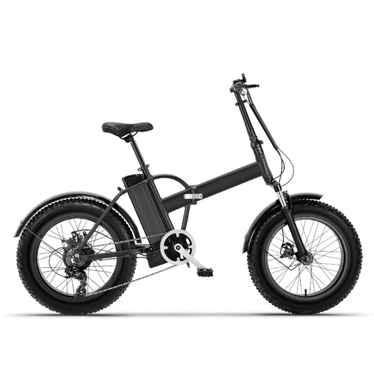 JSY Harley acero con alto contenido de carbono 20" bicicleta eléctrica plegable con neumático ancho 48v 500w E