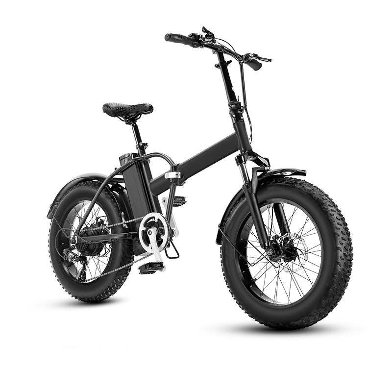 JSY Harley acero con alto contenido de carbono 20" bicicleta eléctrica plegable con neumático ancho 48v 500w E