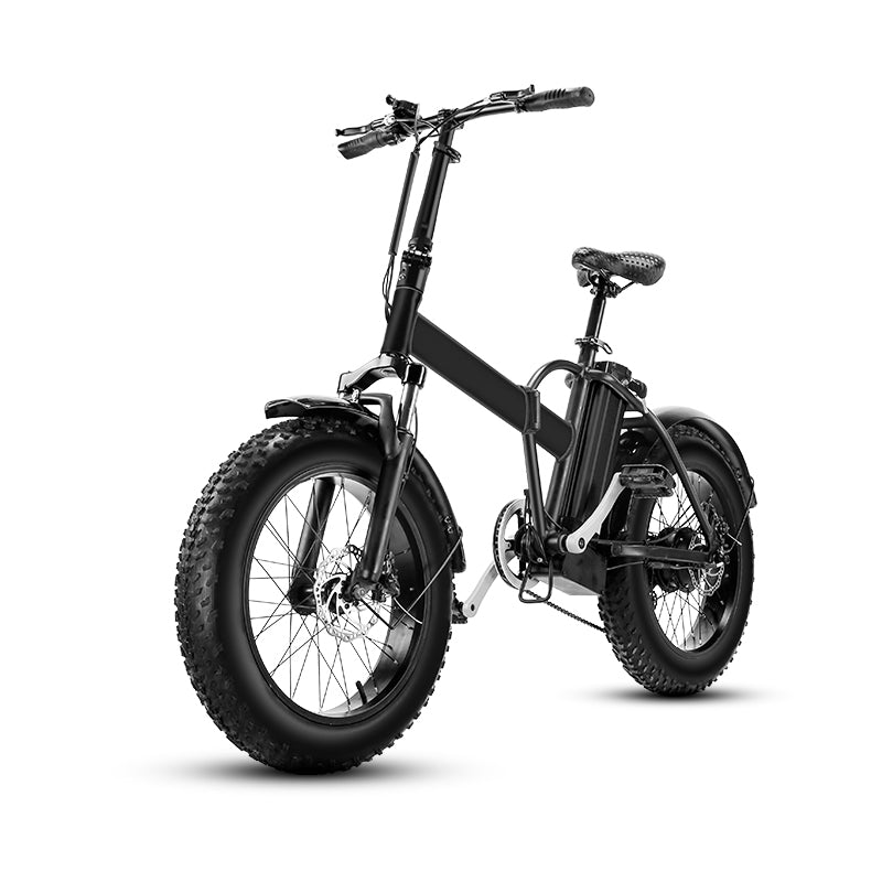 JSY Harley acero con alto contenido de carbono 20" bicicleta eléctrica plegable con neumático ancho 48v 500w E