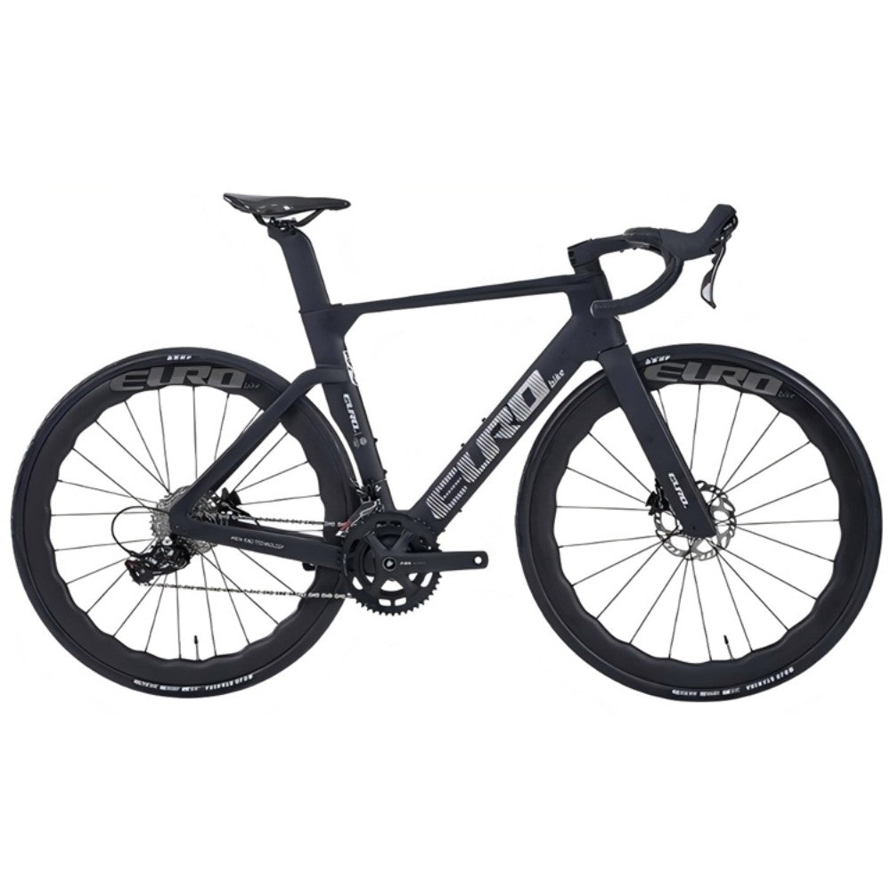 EUROBIKE full carbon fiber road bike - 700C, Shimano 105 24 speed, all inner wiring