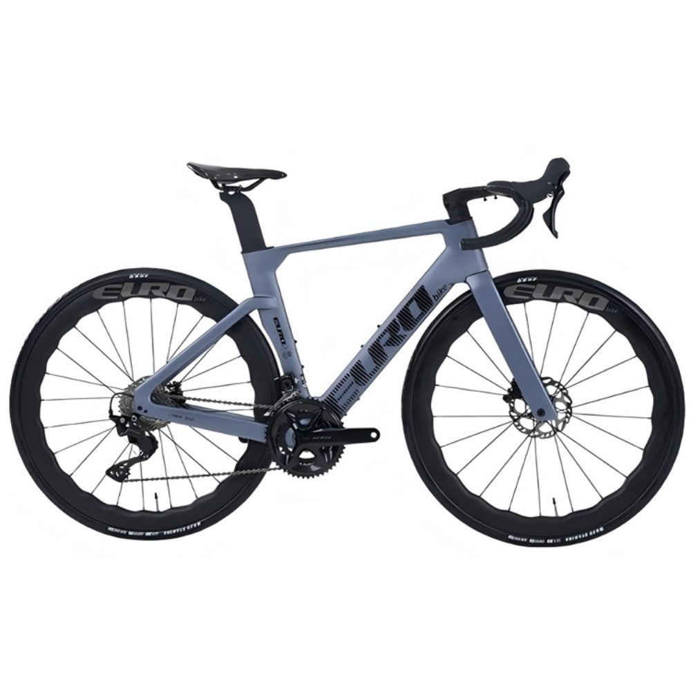EUROBIKE full carbon fiber road bike - 700C, Shimano 105 24 speed, all inner wiring