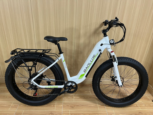 BLJ DP-2622 tout Terrain étape à travers le vélo électrique 48v 500W 26*4.0 gros pneu vélo pour femme