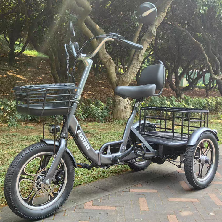 Foldable cargo e-trike - 48v 350w rear-drive, top speed 25km/h, 16 inch tire