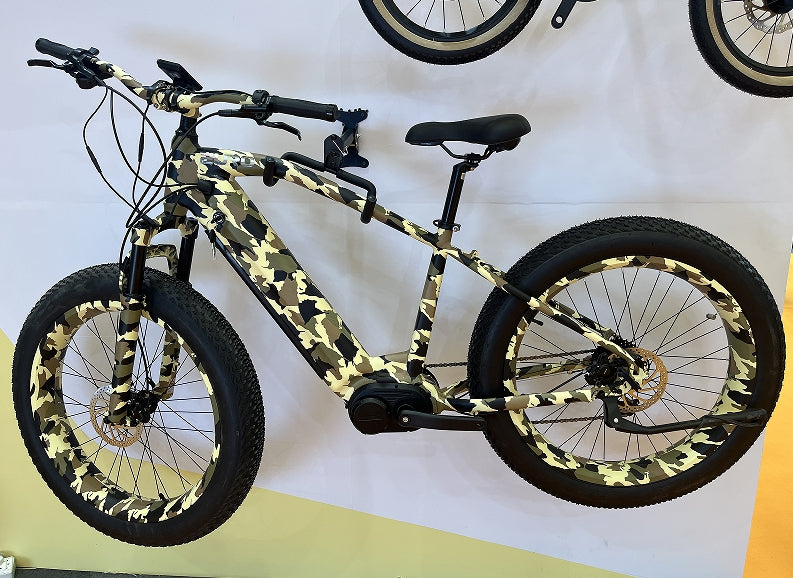 JSY Cheetah gros pneu ebike mi-entraînement 48v 500w vélo électrique