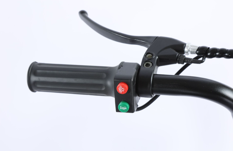 More practical fat tire electric tricycle - 600Wh, 50km range, top speed 20km/h, 20"-Black color