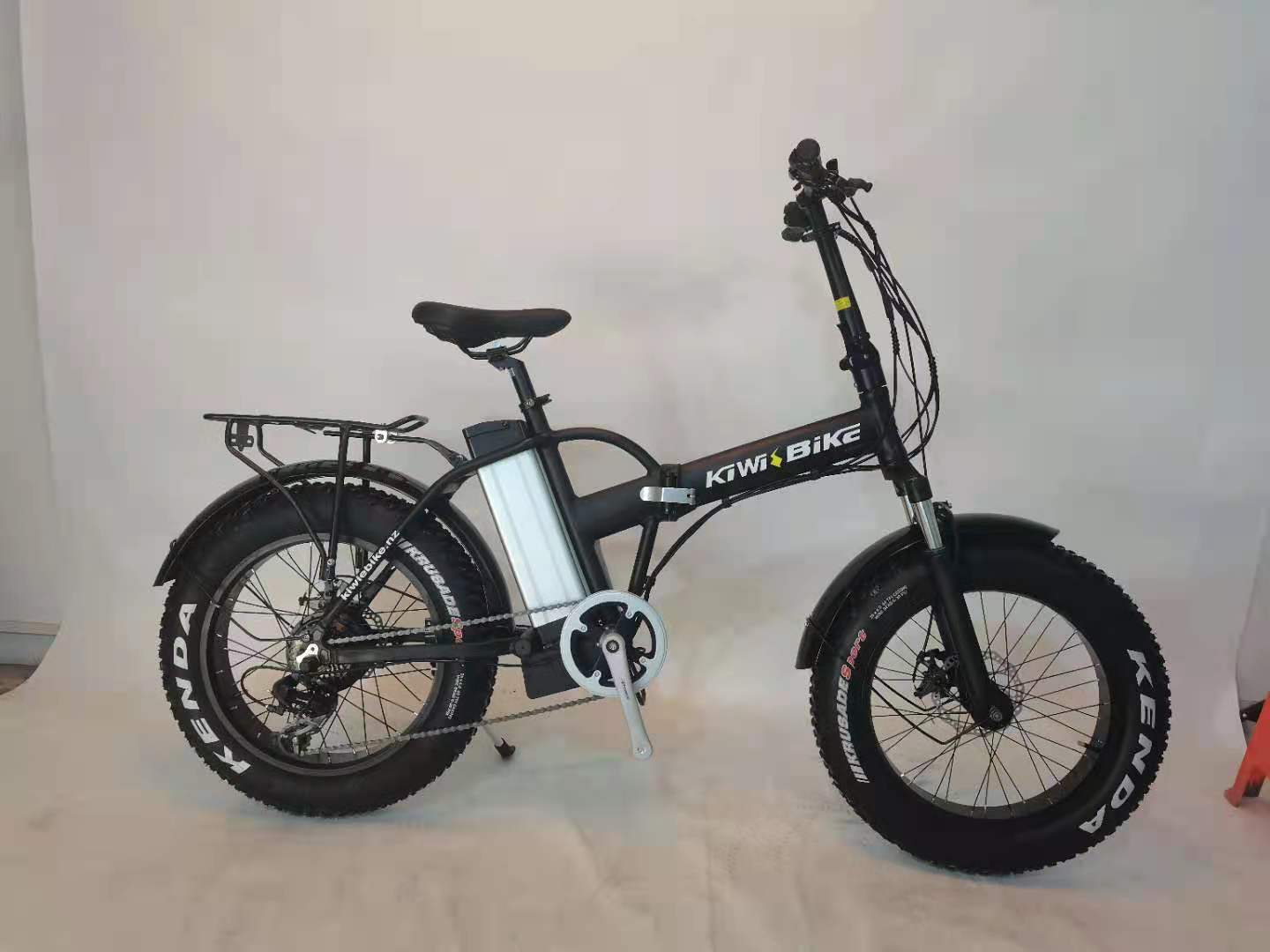 JSY Harley acero con alto contenido de carbono 20" bicicleta eléctrica plegable con neumático ancho 48v 500w E