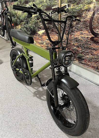 E-bici del acero de alto carbono de la suspensión total de JSY E-TANK-600 20" bici eléctrica 48v 500w del neumático gordo