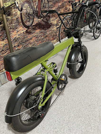 E-bici del acero de alto carbono de la suspensión total de JSY E-TANK-600 20" bici eléctrica 48v 500w del neumático gordo