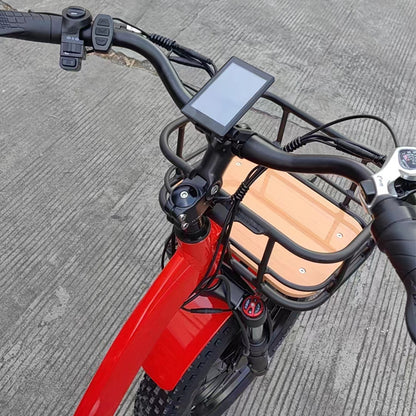 BLJ 20 pouces gros pneus vélos électriques cargo 48v 750w 20Ah avec trois roues en aluminium 