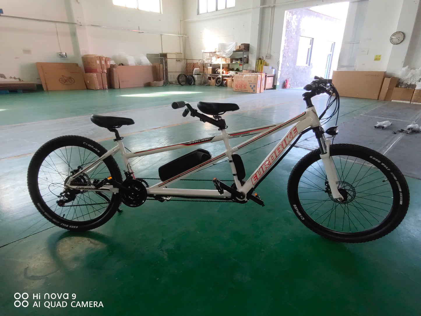 Tandem electric mountain bike - 26 inch tire, 350 watt, speed 30km/h