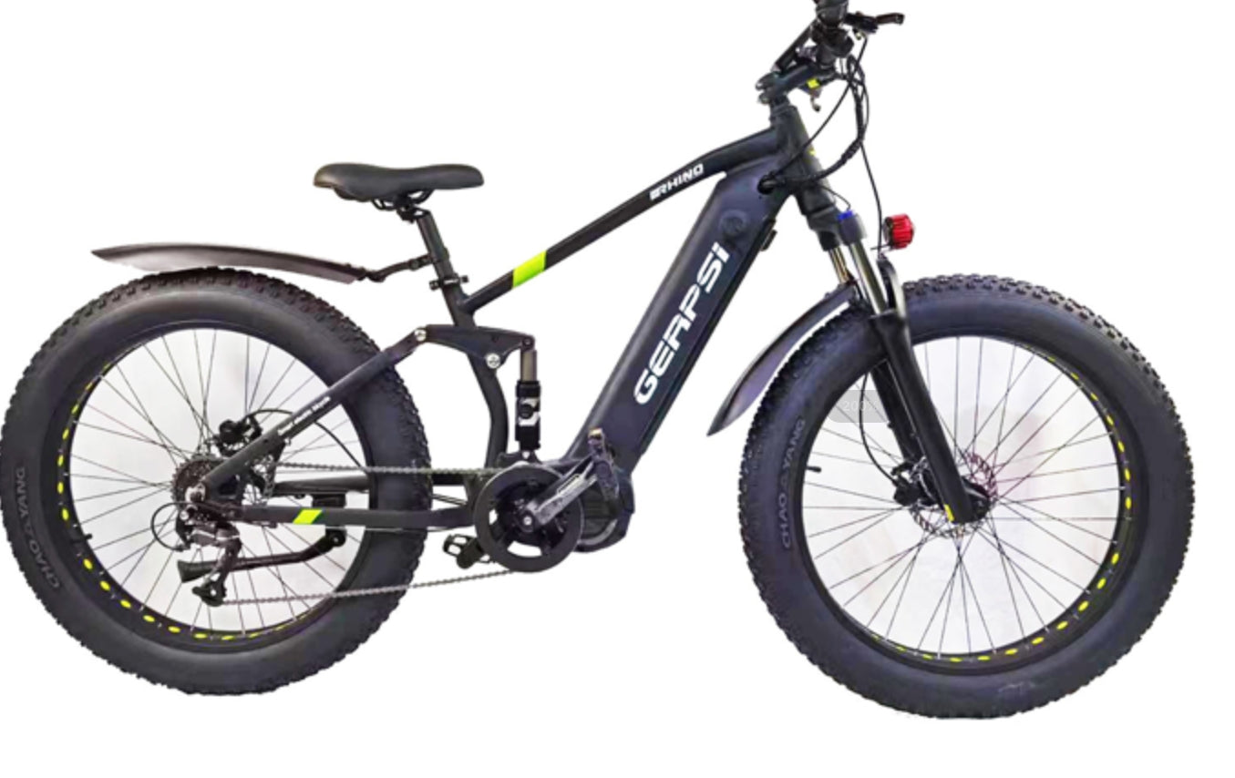 BLJ DP-2620 Electric Bike 26'' Powerful Mid -Drive 48V 1000W Motor Fat ...