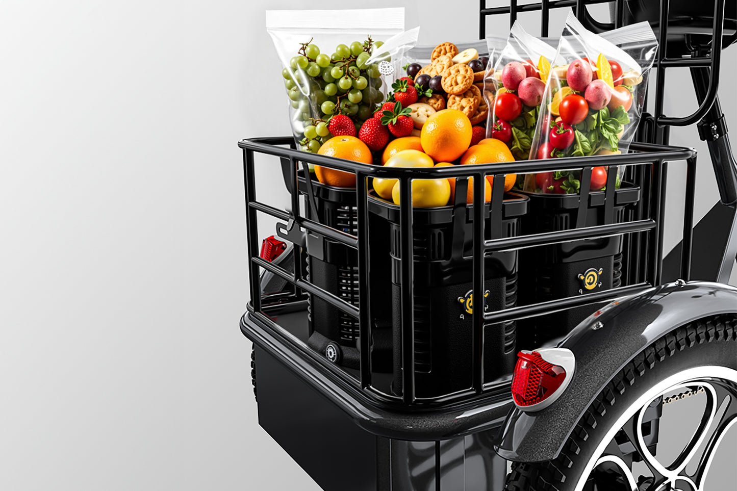 Foldable cargo e-trike - 48v 350w rear-drive, top speed 25km/h, 16 inch tire