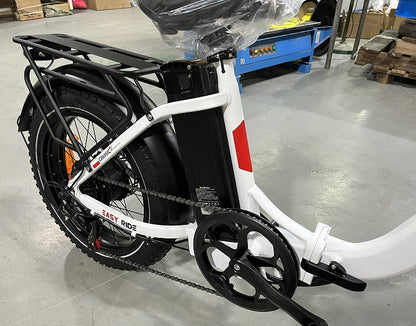 BLJ EU Stock DZ-2030 gros pneu vélo pliant électrique 20 ''vélo de neige de ville pour femmes