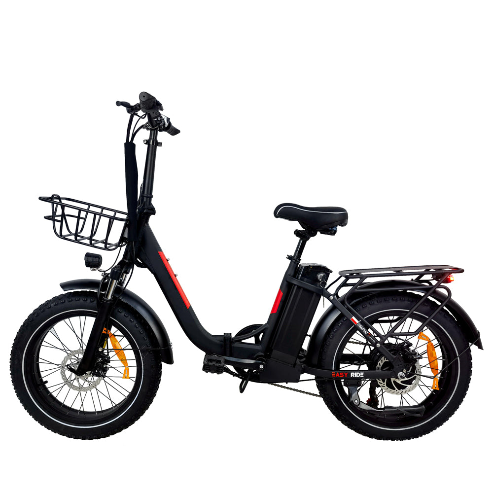 BLJ EU Stock DZ-2030 Fat Tire Electric Folding Bicycle 20'' Women's City Snow Ebike