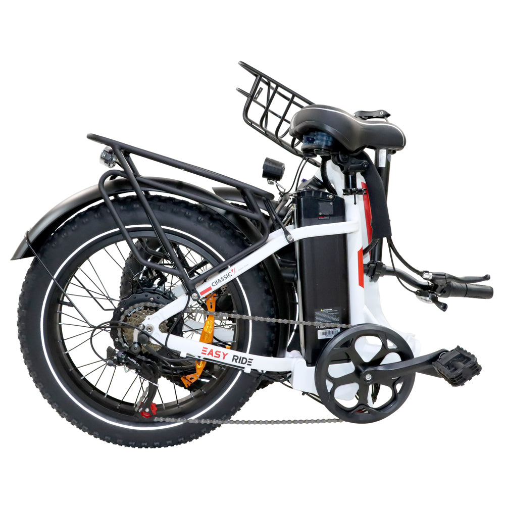 BLJ EU Stock DZ-2030 Fat Tire Electric Folding Bicycle 20'' Women's City Snow Ebike