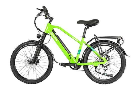 CYSUM Hoody electric mountain bike for teens - 24 inch tire, 250 watt, speed 25km/h