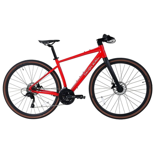 EUROBIKE DA600 Lightweight gravel road bike - 700Cx38C, L-TWOO 27 speed, Hydraulic disc brake