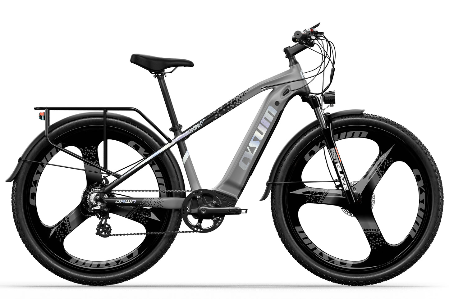 CYSUM UE Stock bicicleta eléctrica urbana 48v 500w 14Ah de 29 pulgadas con buje integrado trasero