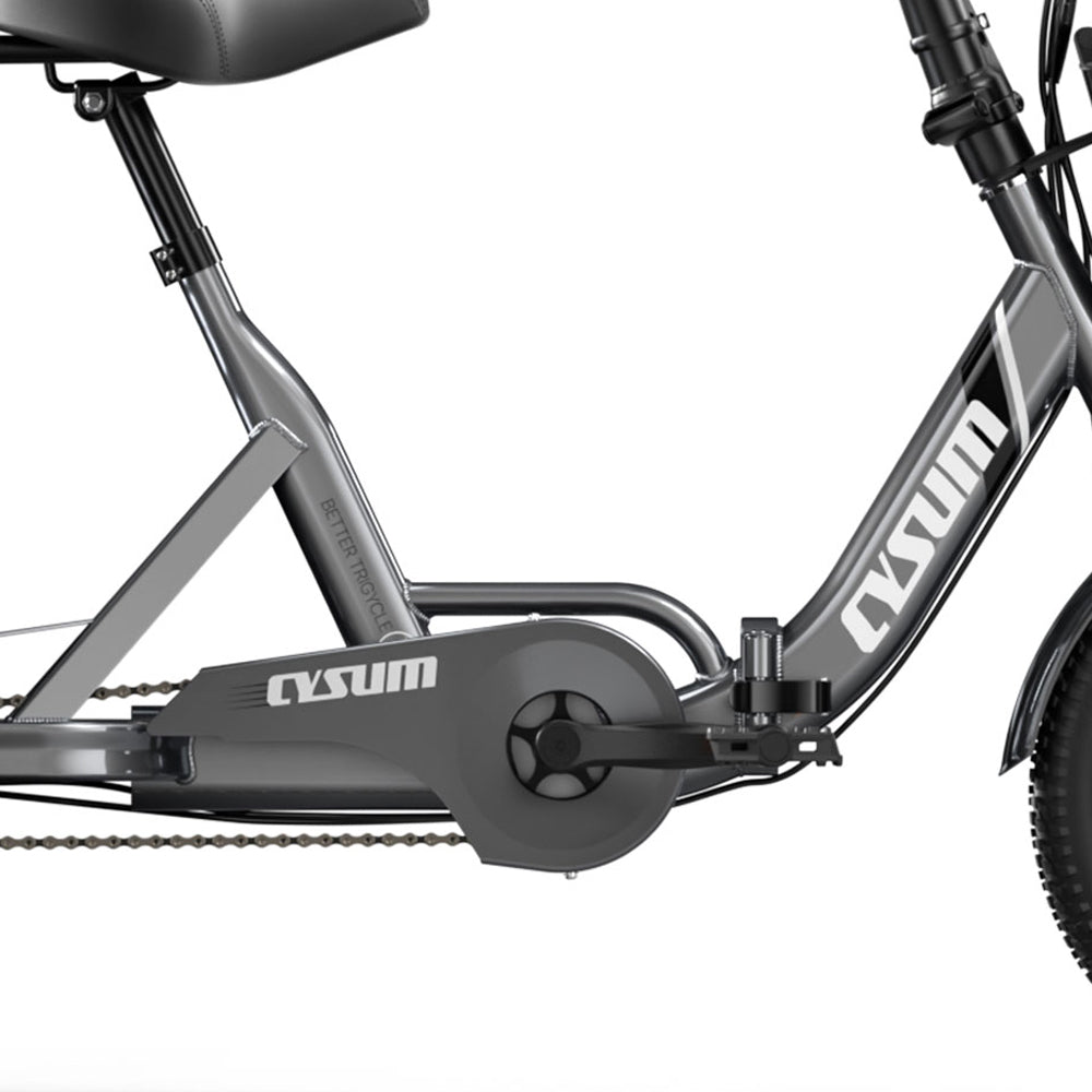 Foldable cargo e-trike - 48v 350w rear-drive, top speed 25km/h, 16 inch tire