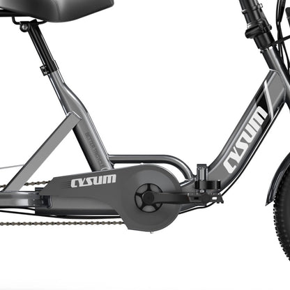 Foldable cargo e-trike - 48v 350w rear-drive, top speed 25km/h, 16 inch tire