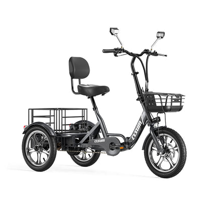 Foldable cargo e-trike - 48v 350w rear-drive, top speed 25km/h, 16 inch tire