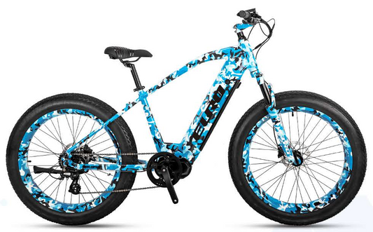 JSY Cheetah Fat tire ebike mid-drive 48v 500w Electric bike