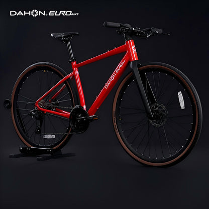 EUROBIKE DA600 Lightweight gravel road bike - 700Cx38C, L-TWOO 27 speed, Hydraulic disc brake