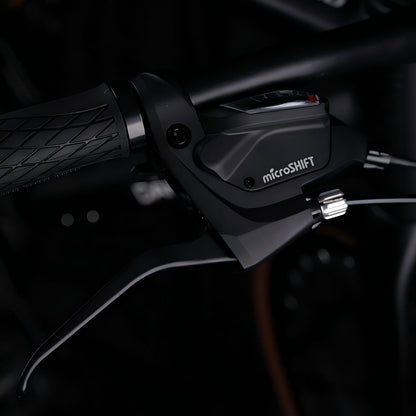 EUROBIKE DA600 Lightweight gravel road bike - 700Cx38C, L-TWOO 27 speed, Hydraulic disc brake