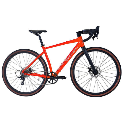 EUROBIKE DA600 Lightweight gravel road bike - 700Cx38C, L-TWOO 9 speed, Hydraulic disc brake