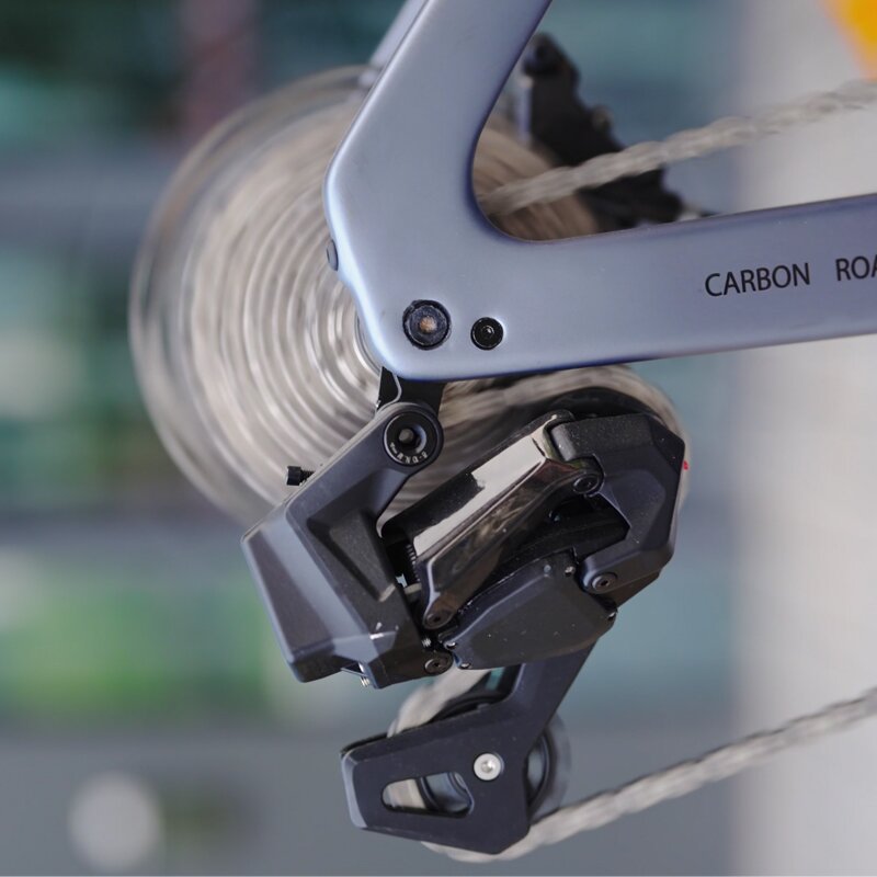 EUROBIKE full carbon fiber road bike - 700C, WHEELTOP EDS TX wireless electronic derailluer 2*12 speed, all inner wiring