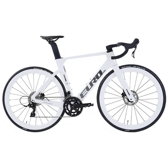 EUROBIKE full carbon fiber road bike - 700C, Shimano 105 24 speed, all inner wiring