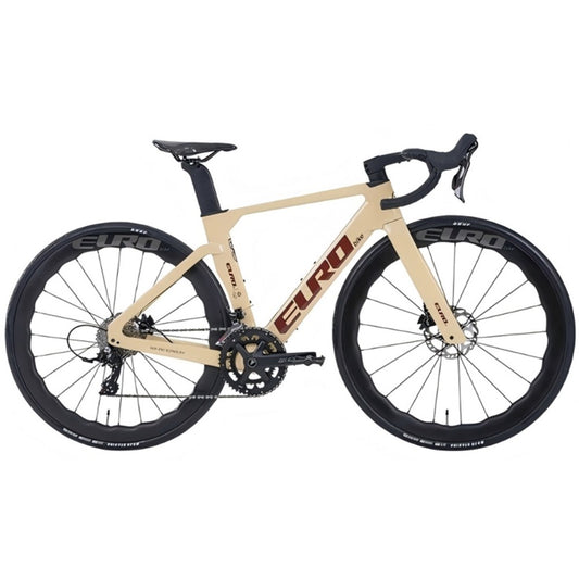 EUROBIKE full carbon fiber road bike - 700C, WHEELTOP EDS TX wireless electronic derailluer 2*12 speed, all inner wiring