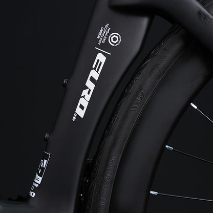 EUROBIKE full carbon fiber road bike - 700C, Sensah 24 speed, all inner wiring