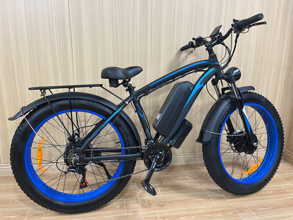 BLJ DP-2601-2 Two Engines Powerful Electric Bicycle Fat Tire 26'' Dual Motor E bike