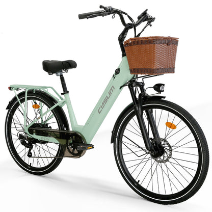 CYSUM X-City women e bike - 26 inch aluminum, 250w 10Ah, top speed 25km/h, EN certified